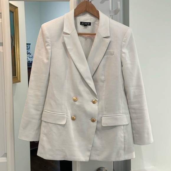 J. Crew Jackets & Blazers - J.Crew White Greta Blazer